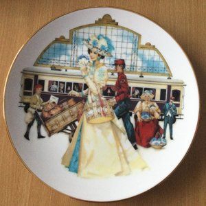 AVON president's club award collector plates "ADVENTURE" 2002-2003 8.5"